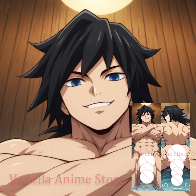 

Dakimakura Giyu Tomioka Anime Double Sided Print Body Pillow Cover Life Size Pillowcase Gifts