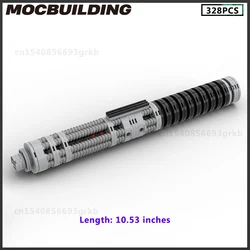 MOC Building Block Lightsaber Dark Saber Brick DIY Model Decorations On The Table Collection Space Weapon Birthday Present Toy