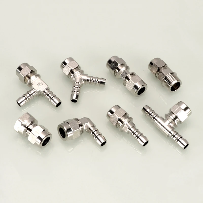 Gas Hose Barb Adapter 11.5mm Three Way 1/2＂Male Female Thread To Pagoda Quick Straight Connector Elbow Water Oil Pipe Fittings