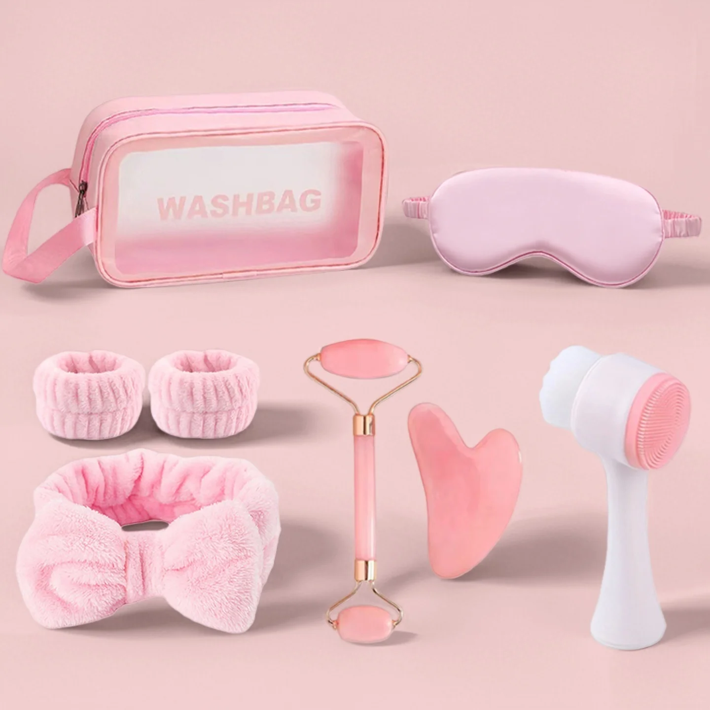 conjunto-de-8-pecas-para-limpeza-e-massagem-facial-rolo-facial-gua-sha-escova-facial-de-dupla-face-faixa-de-cabelo-pulseiras-mascara-para-olhos-bolsa-de-armazenamento