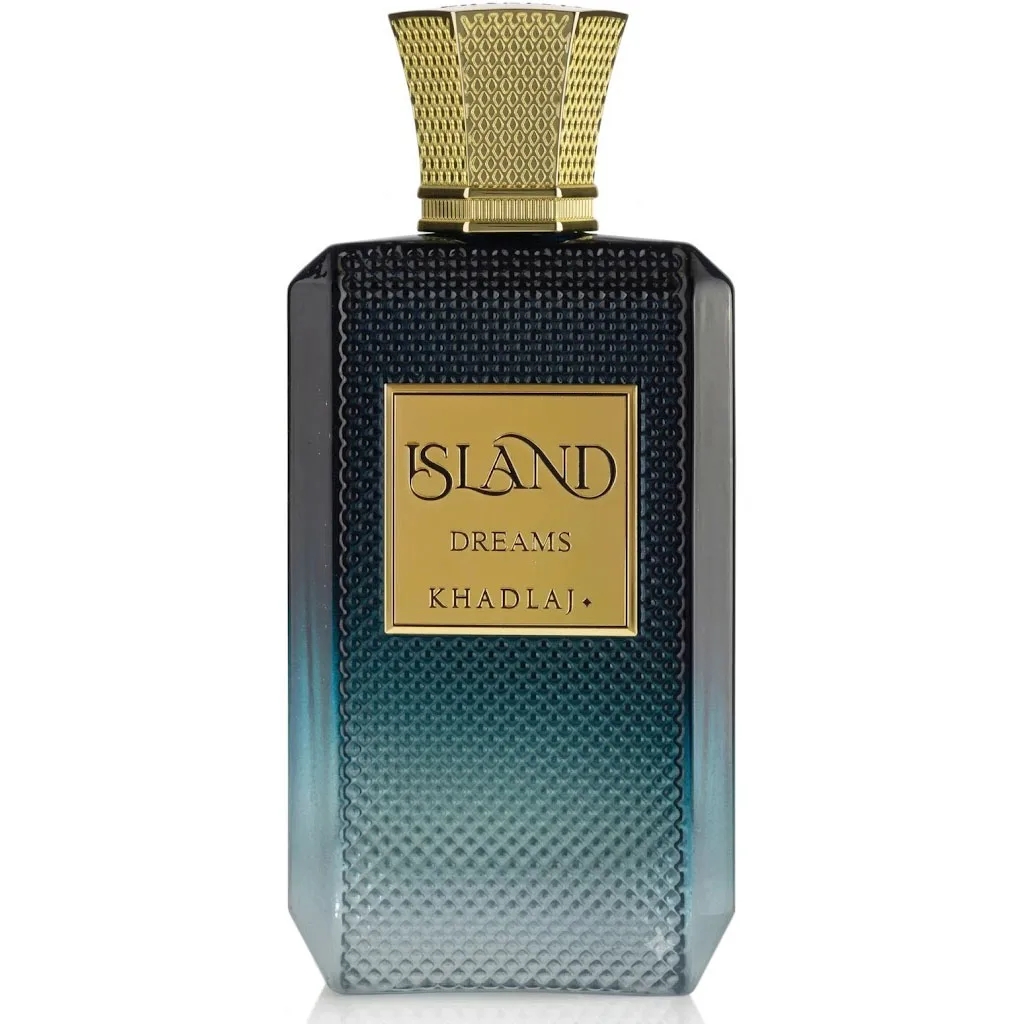 Verführerisches Khadlaj Island Dreams Unisex Eau de Cologne 100ml 3.4 FL OZ Langanhaltender EDP Spray Frischer Zitrus-Ambroxan Körperduftnebel
