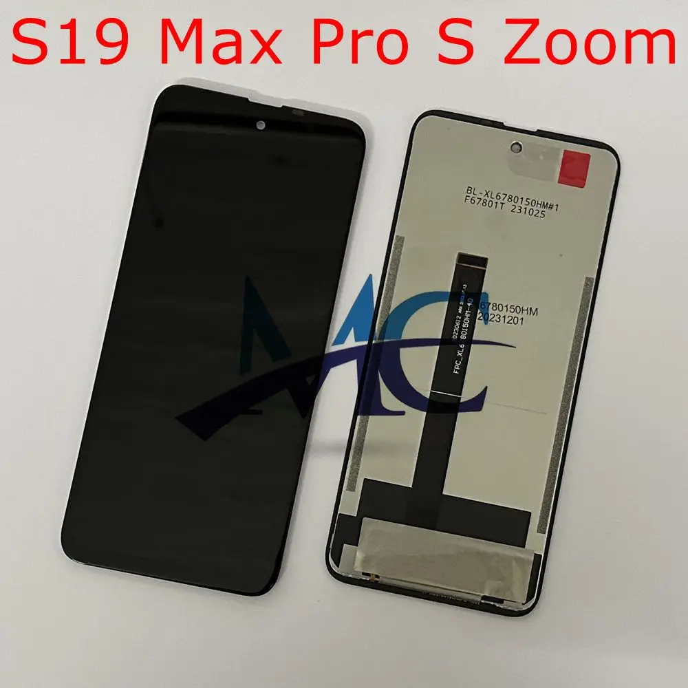 Original Tested For Reeder S19 Max Pro S Zoom LCD Touch Glass Digitizer Assembly S19 Max Pro S 108MP S19Max LCD