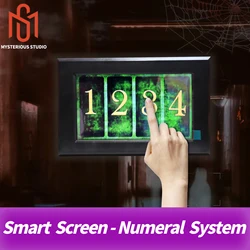 Secret room escape game mechanism props Electronic puzzle superb 1987 GY mysterious Smart screen numeral system number adjust