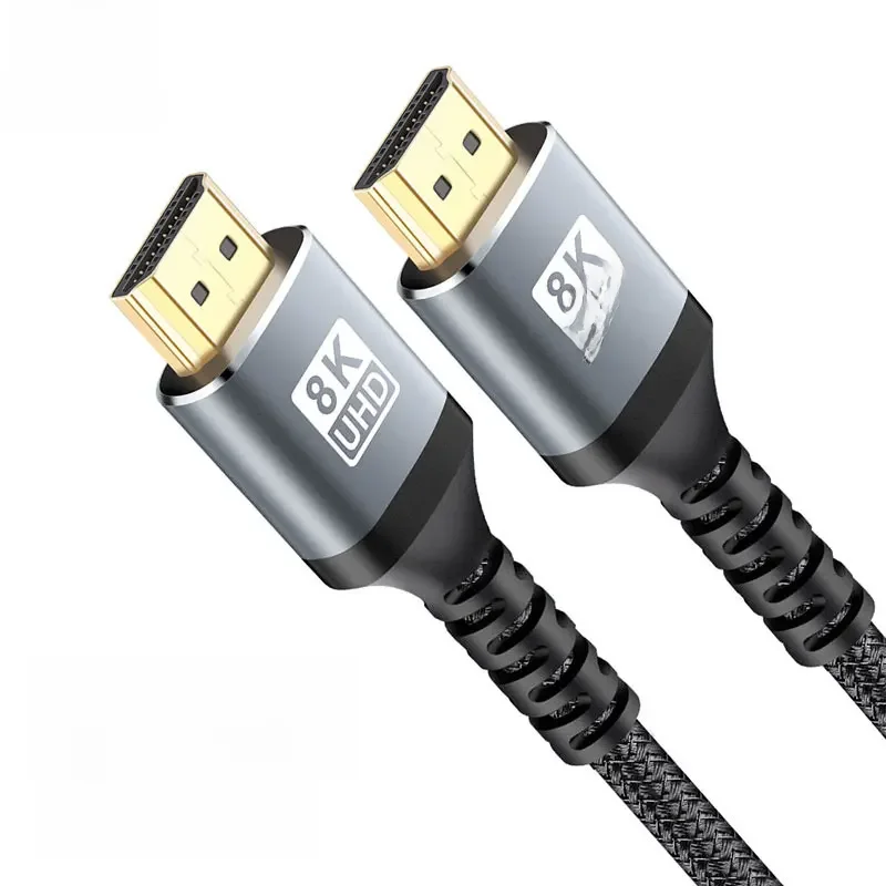 Cabo hdmi 8k 4k @ 120hz 8k @ 60hz, cabo hdmi 2.1, adaptador de 48gbps para rtx 3080 earc hdr, cabo