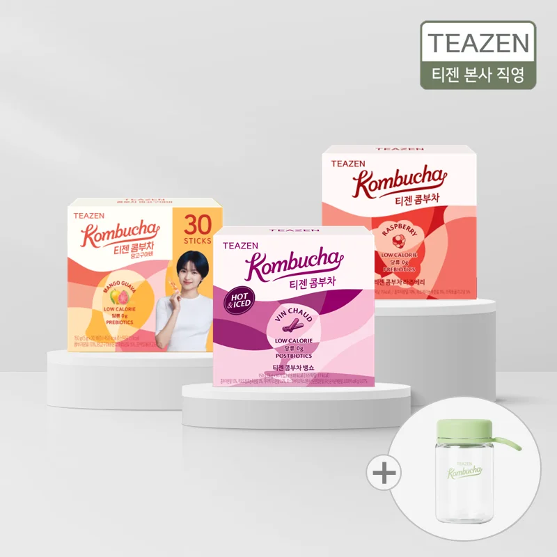 [1 Monat Packung] tizenkom bucha Mango Guabba 30 Stick Himbeere 30 Stick Bangshaw 30 Stick