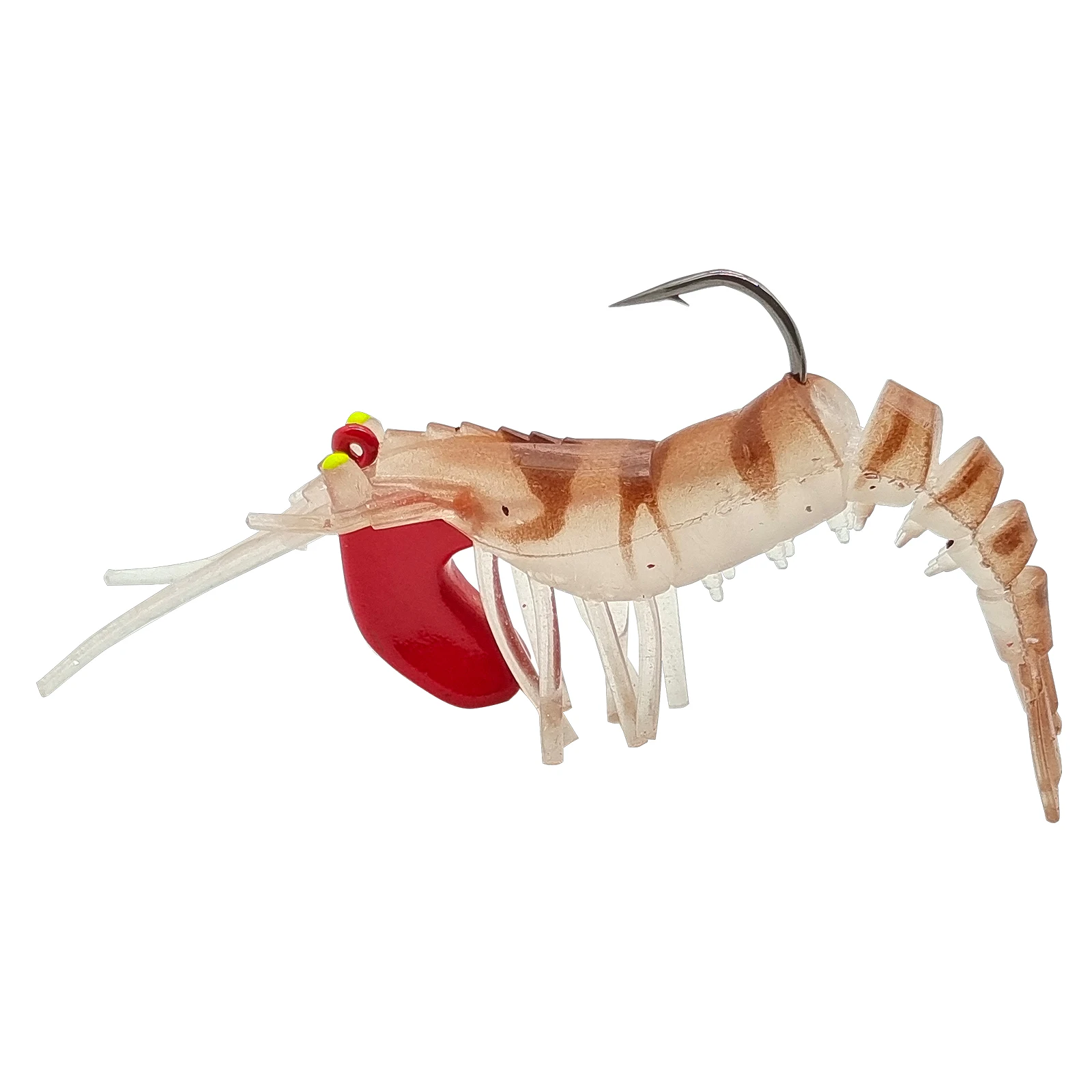 TL New Multinode Shrimp Lures Sea Fishing with Luminous Prawns Soft Bait Perch 7g 13g18g Sea Bass Shrimp Bait