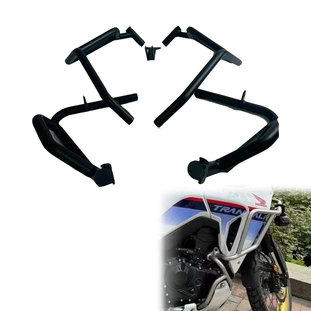 Motorcycle Upper & Lower Engine Guard Highway Crash Bar Frame Protection Bumper for Honda XL750