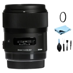 Sigma 35mm F1.4 Art DG HSM Full Frame Standard Mirrorless DSLR Camera Lens For Canon 6D II Nikon Z50 35 1.4（Used）