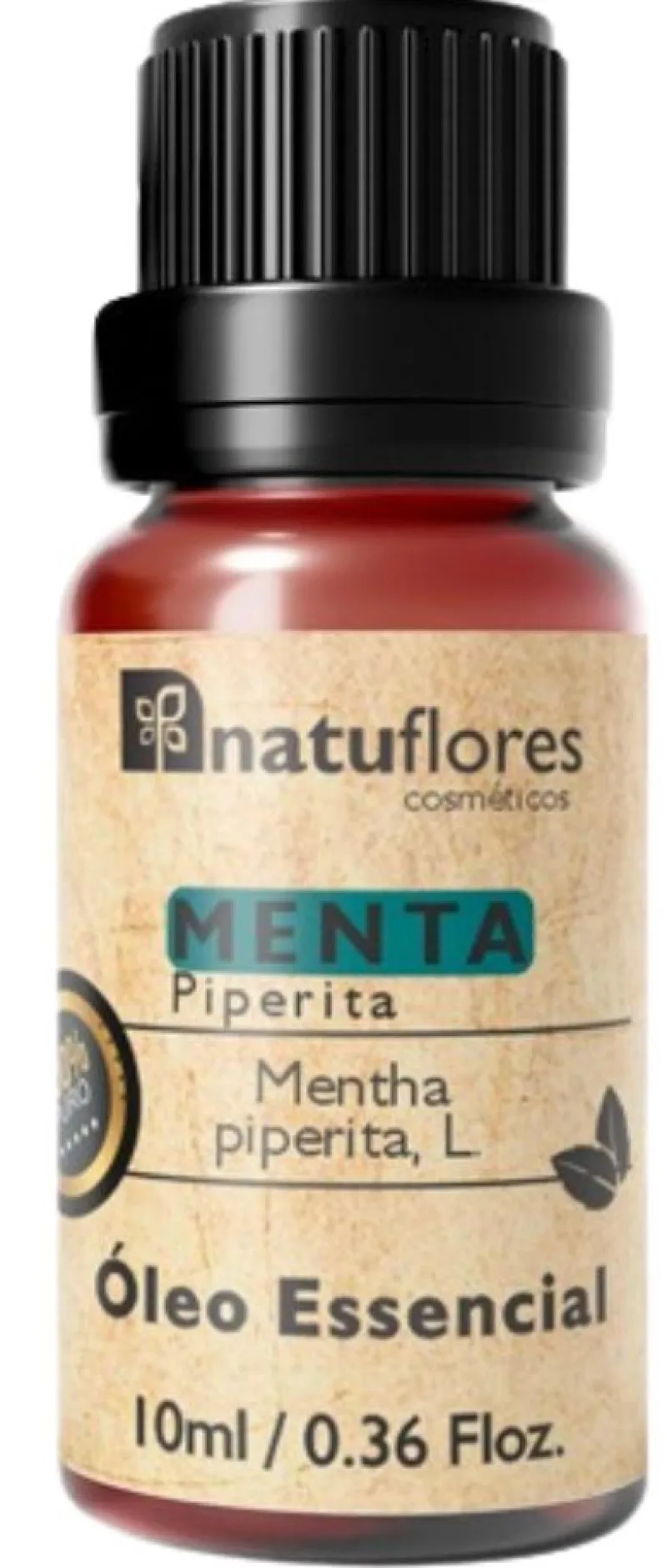 Óleo Essencial de Menta Piperita Natuflores 100% Puro 10ml