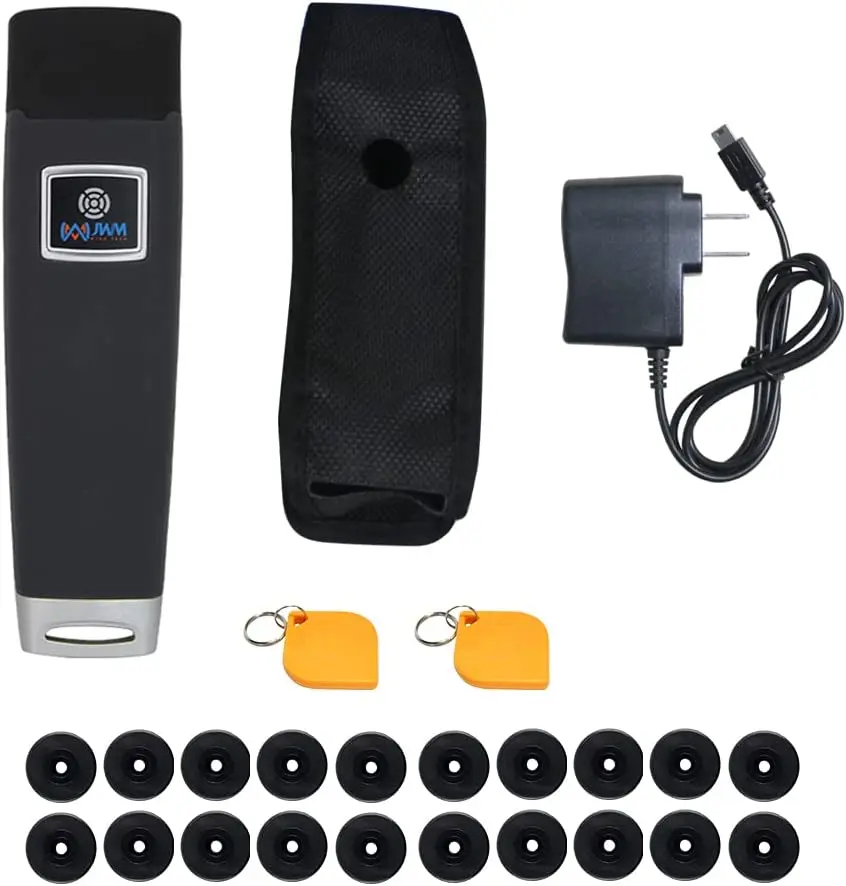 JWM Security Guard Patrol Tour System, 125kHz RFID Guard Equipment with LCD Screen, Professional Guard Attendance System