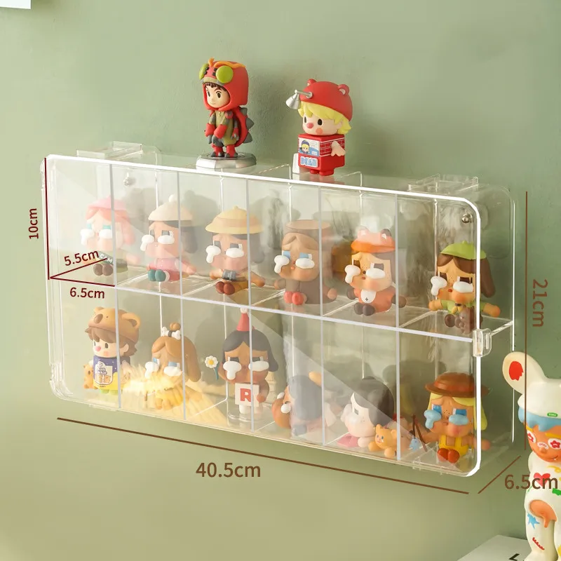 壁に取り付けられたミステリーボックスショーケース,コレクタブル