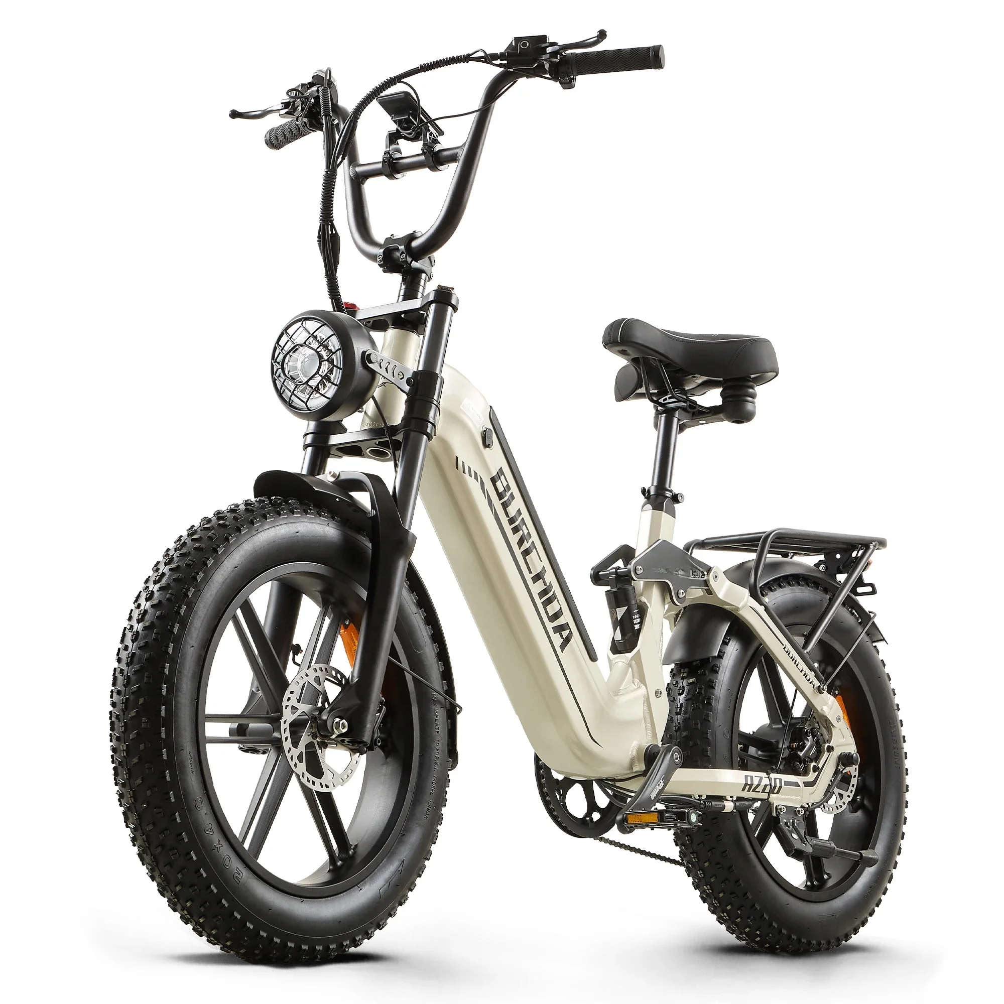 AliExpress AZ20 Electric Bicycle 20 Inch Fat Tire E-Bike 48V/20Ah Battery 7 Speed Electric Mountainbike E MTB