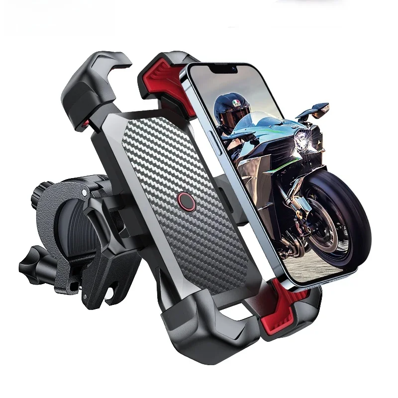 AliExpress Joyroom 360° View Bike Phone Holder Motorcycle Phone Stand for 4.7-7 inch Mobile Phone Holder Shockproof Bracket GPS Clip