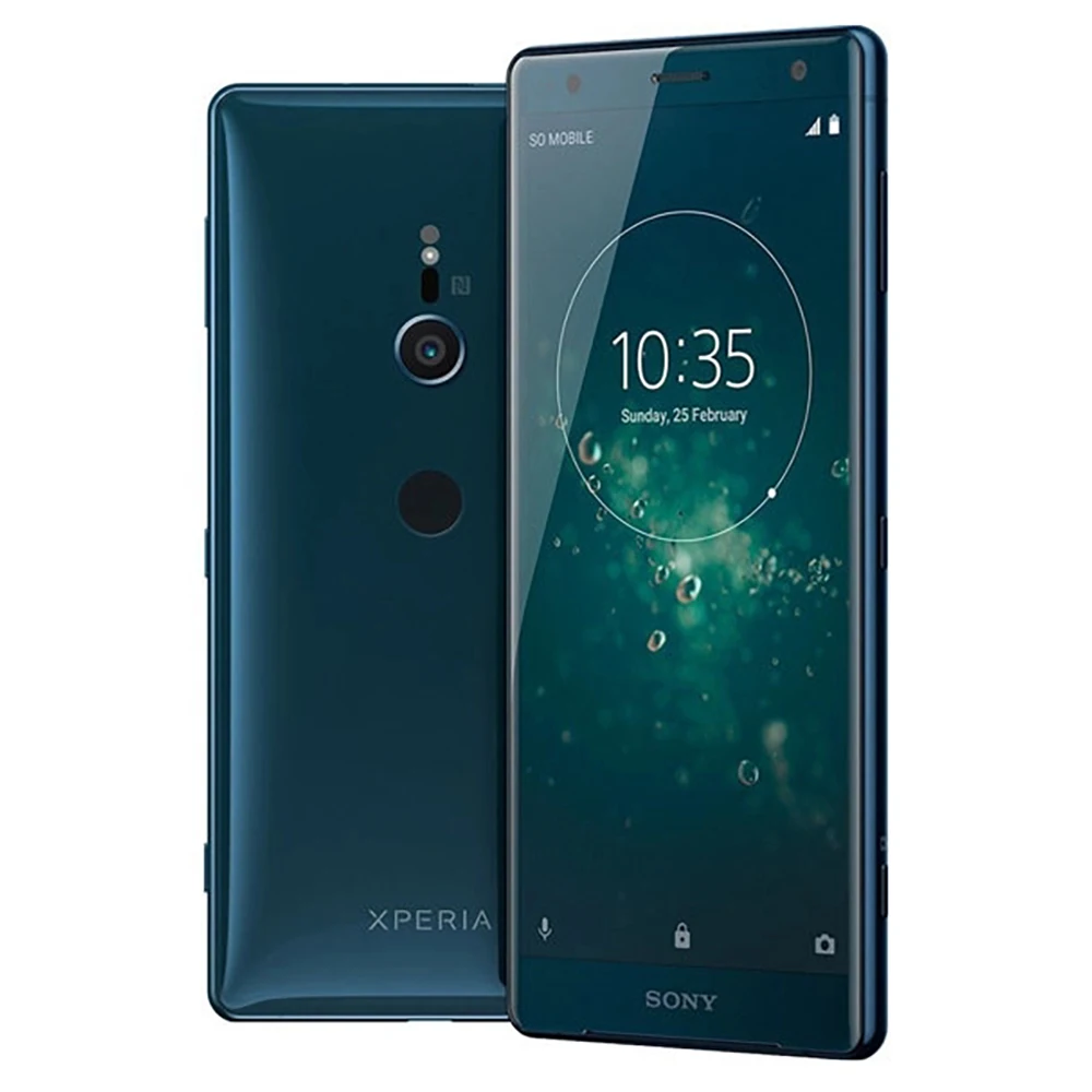 Sony Xperia XZ2 H8216 H8266 odnowiony-oryginalny odblokowany 5.7 ośmiordzeniowy 64GB 4GB RAM 2160p smartfon 19MP telefon komórkowy z systemem Android