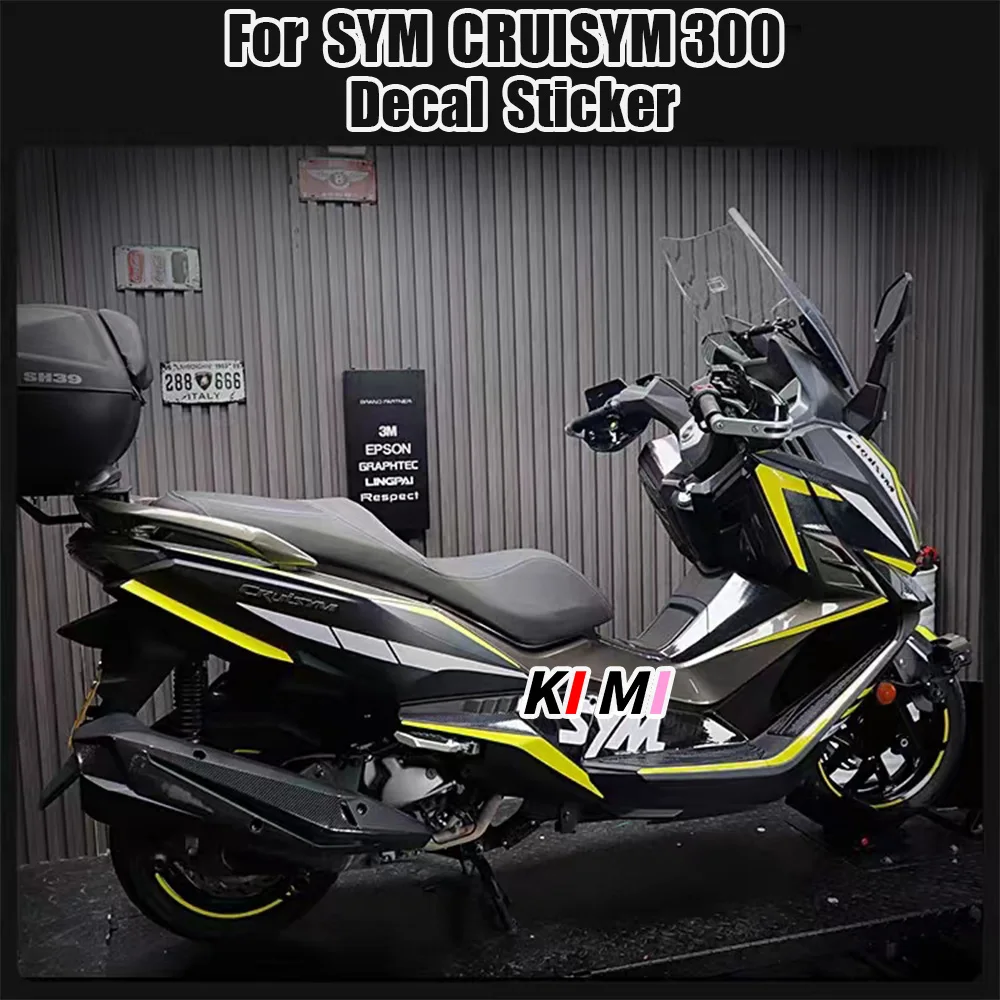 for-sym-cruisym300-full-car-pull-flower-modified-version-flower-waterproof-decal-sticker