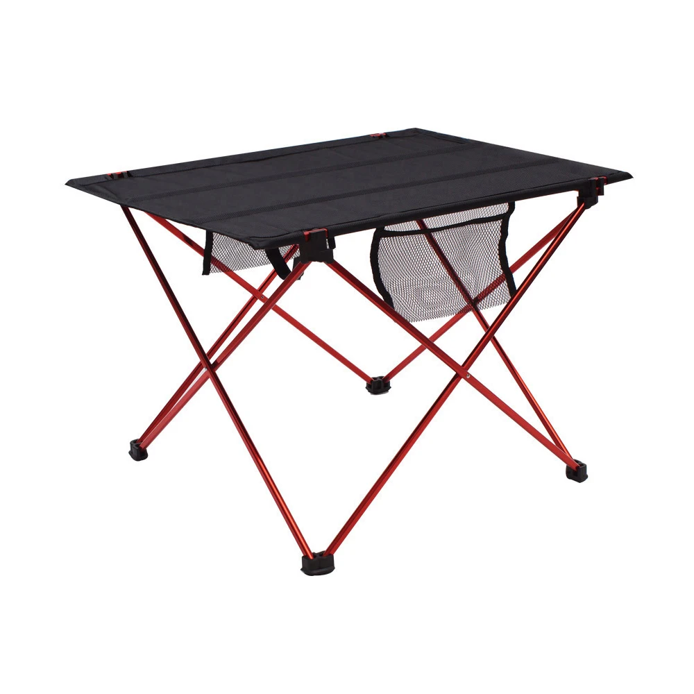 Duralumin Camping Roll Table Climbers Backpacking Fishing Portable Dinkplate Folding Table