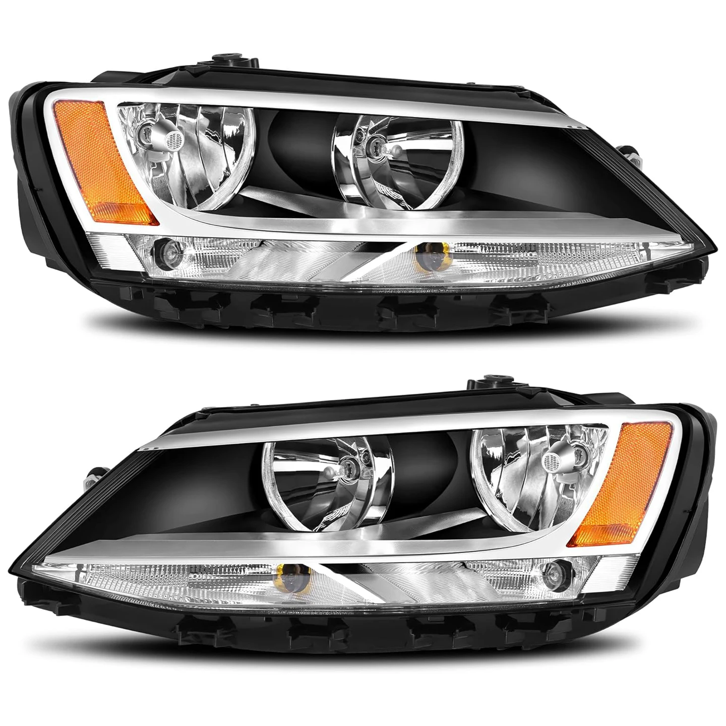 

Фары в сборе SHAWHO AUTO, совместимые с Volkswagen Jetta MK6 2011-2018 годов выпуска (2011, 2012, 2013, 2014, 2015, 2016, 2017, 2018)