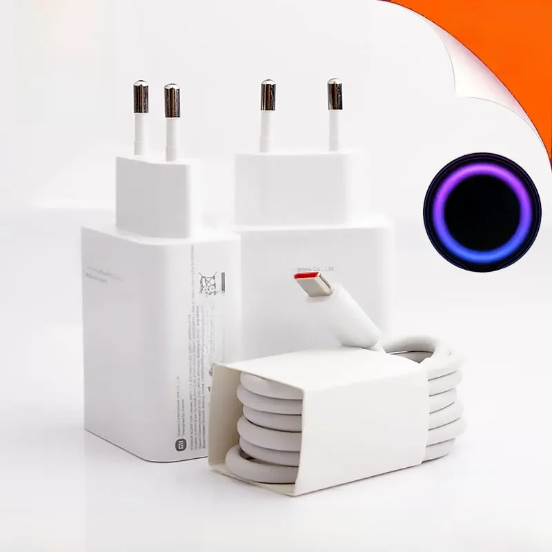 Xiaomi-Carregador Turbo Original, Carregamento Rápido, Cabo Tipo C, 6A, Mi 10T, POCO X3, NFC, X4,