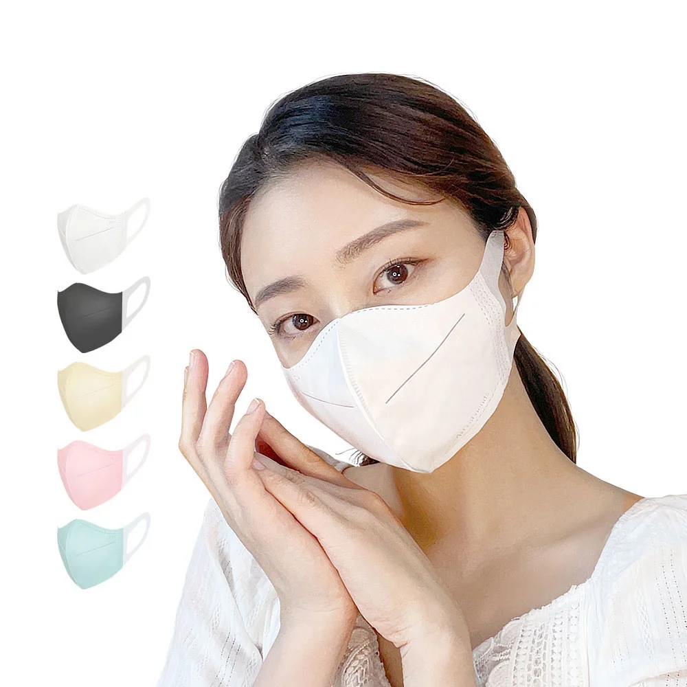 SoonsuClean OGannic Bird-beated mask with 100 large white and 5 colors domestic production MB filter