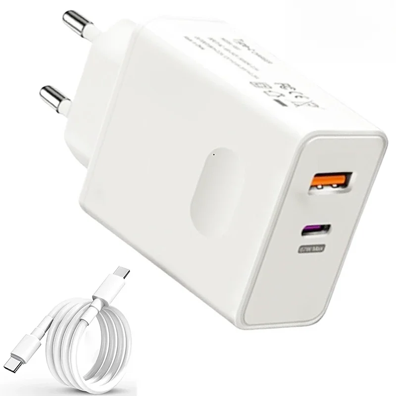 Szybka ładowarka 120 W Kabel PD USB typu C Szybkie ładowanie Adapter Quick Charge 3.0 do iPhone Xiaomi Samsung Oneplus Pixel Telefony komórkowe — 2