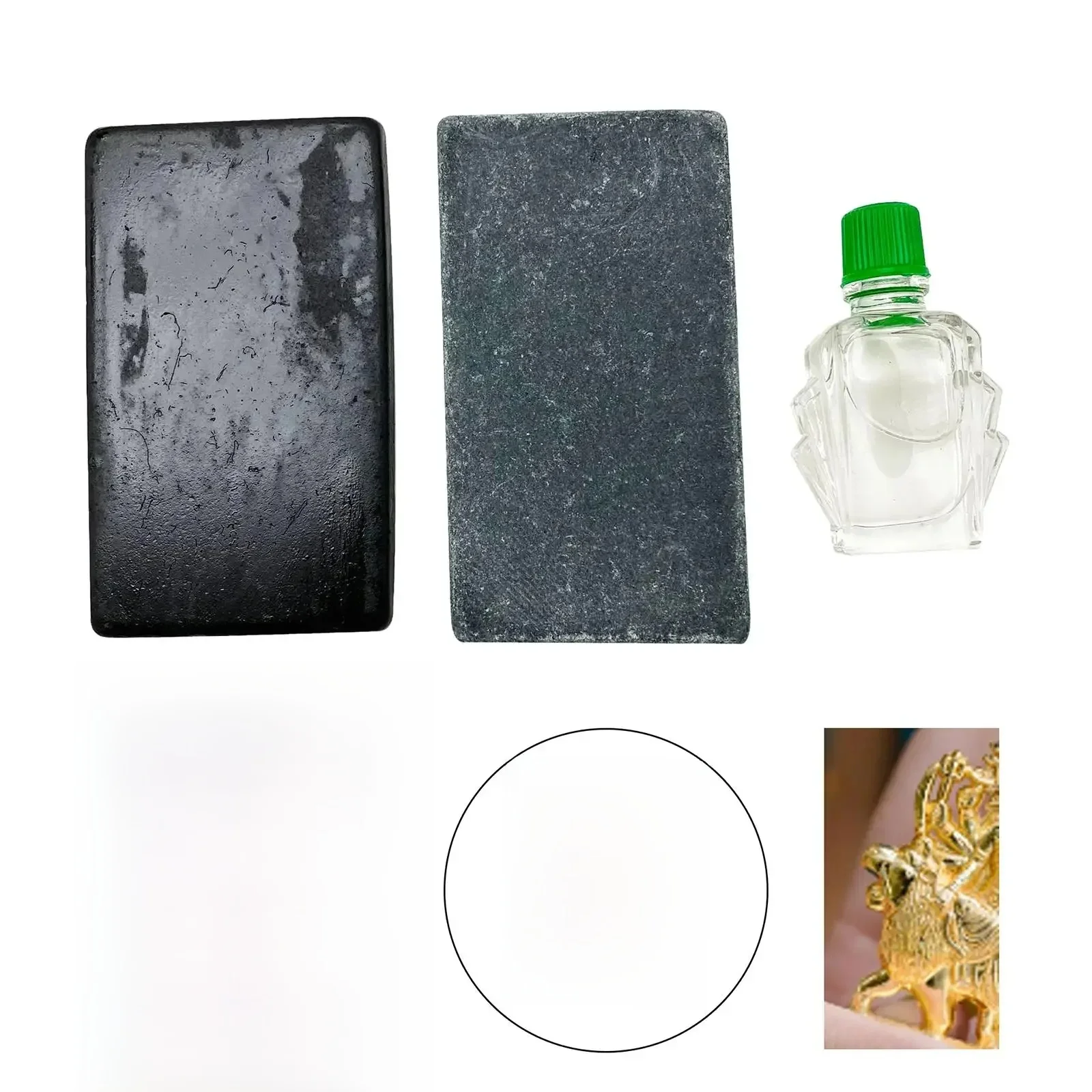 Goud Testen 10K/14K/18K/22K/24K Zuur Tester Steen/water voor Sieraden Draagbare Edelmetaal Detector met Gereedschap - afbeelding 2