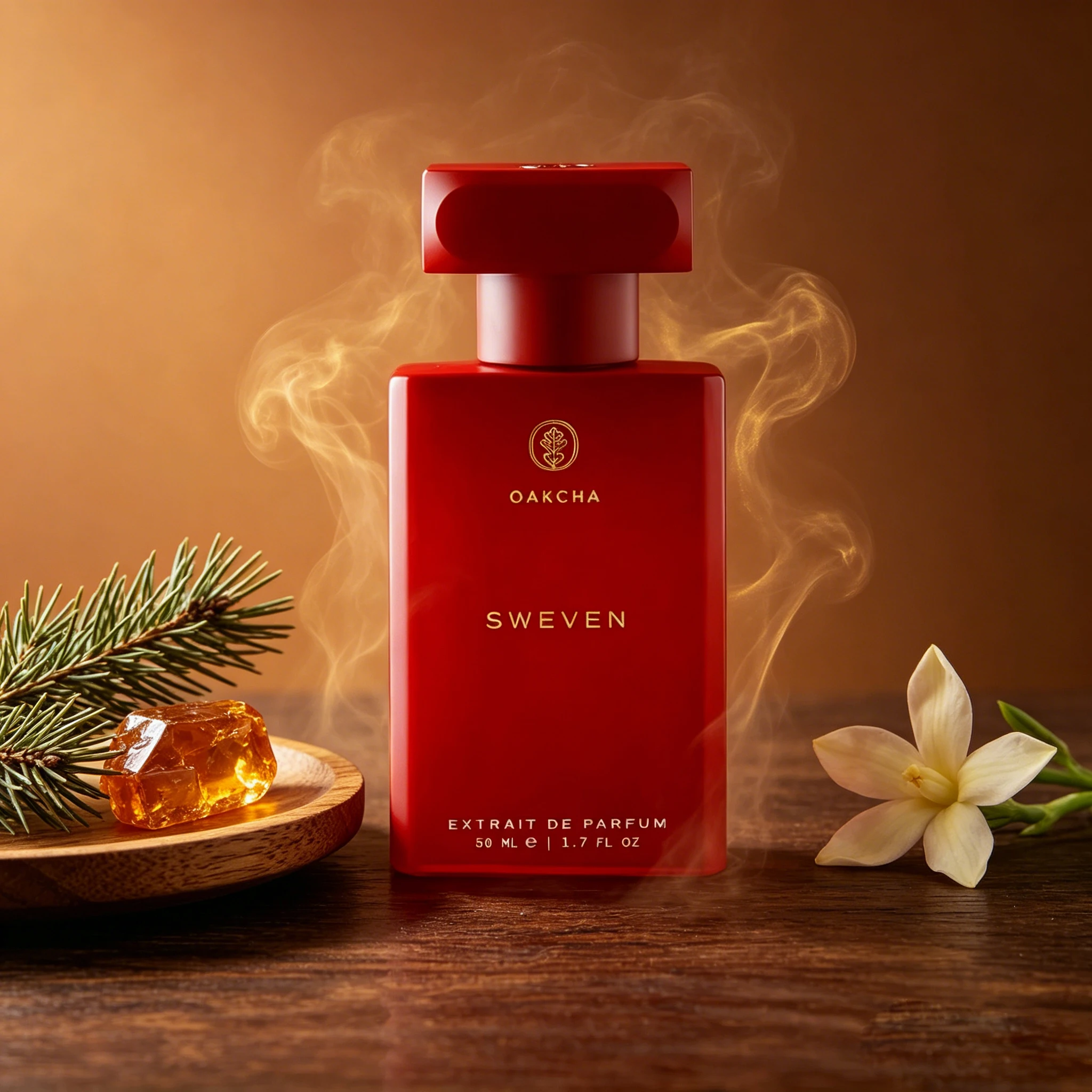 Oakcha Sweven Extrait de Parfum 50ml – Bold Oriental Woody Fragrance for Women, Long-Lasting Intense Scent for Night Wear