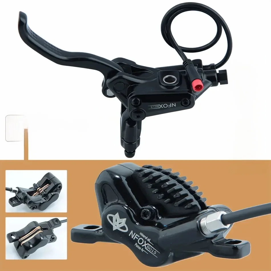 AliExpress Goodtaste NFOX B015 4-Piston Disc Hydraulic Brake E-Bike Folding Mountain Bike Bicycle Power Off Electric Scooter Caliper Handle Lever