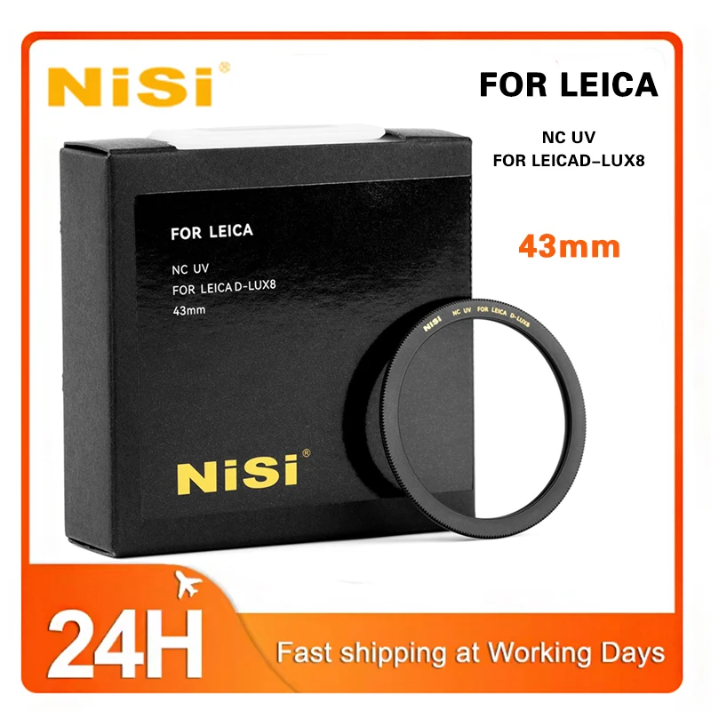 NiSi Nano Coating NC UV Protection Filter Ultra Slim Brass Ring High 99.2% Transmission Designed For Leica D-Lux 8