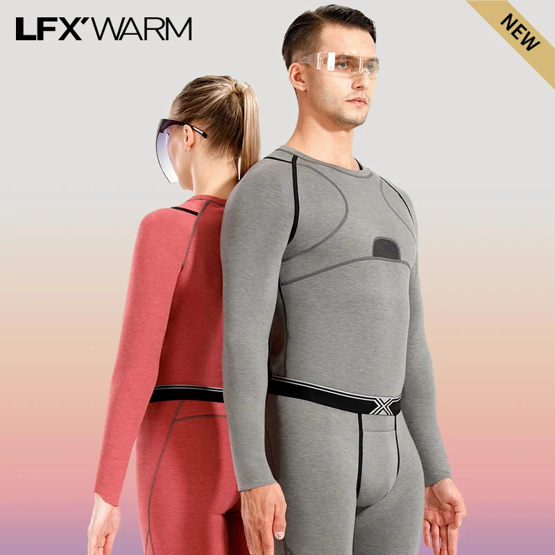 52025 Warm Multi-layer Thermal Underwear Premium Design Seamless Soft Heavyweight Warm Long Johns Men Thermal Underwear 4-layer