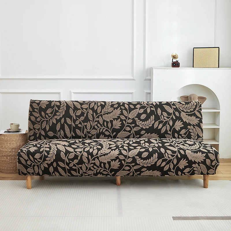 New High Quality Splashproof Jacquard Sofa Bed Cover Stretch Futon Slipcover for Living Room New Style Home Decorative Pattern