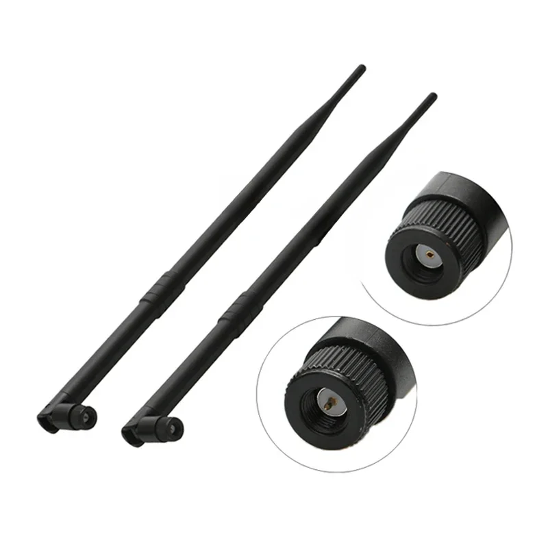 2 szt. 2.4G 9dbi odbiorcza antena dookólna SMA wzmacniacz zasięgu sygnału dla RC przynęta na ryby łódź karpiowa DIY sterowanie bezprzewodowe — 2