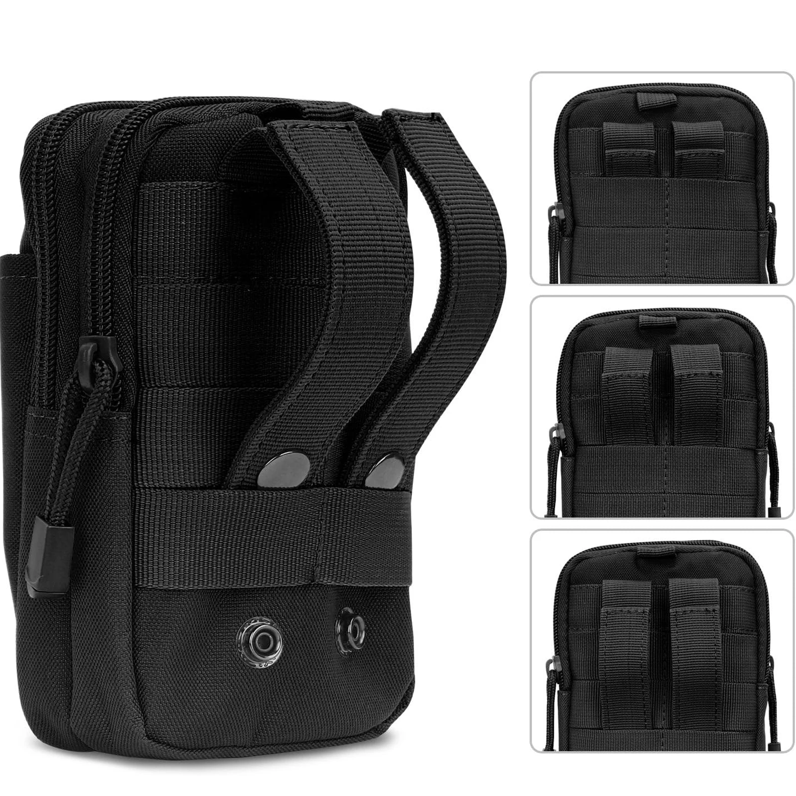 Molle tático bolsa fanny pacote bolsa coldre portátil cinto saco, saco de cintura ao ar livre universal, molle bolsa saco de cinto de acampamento