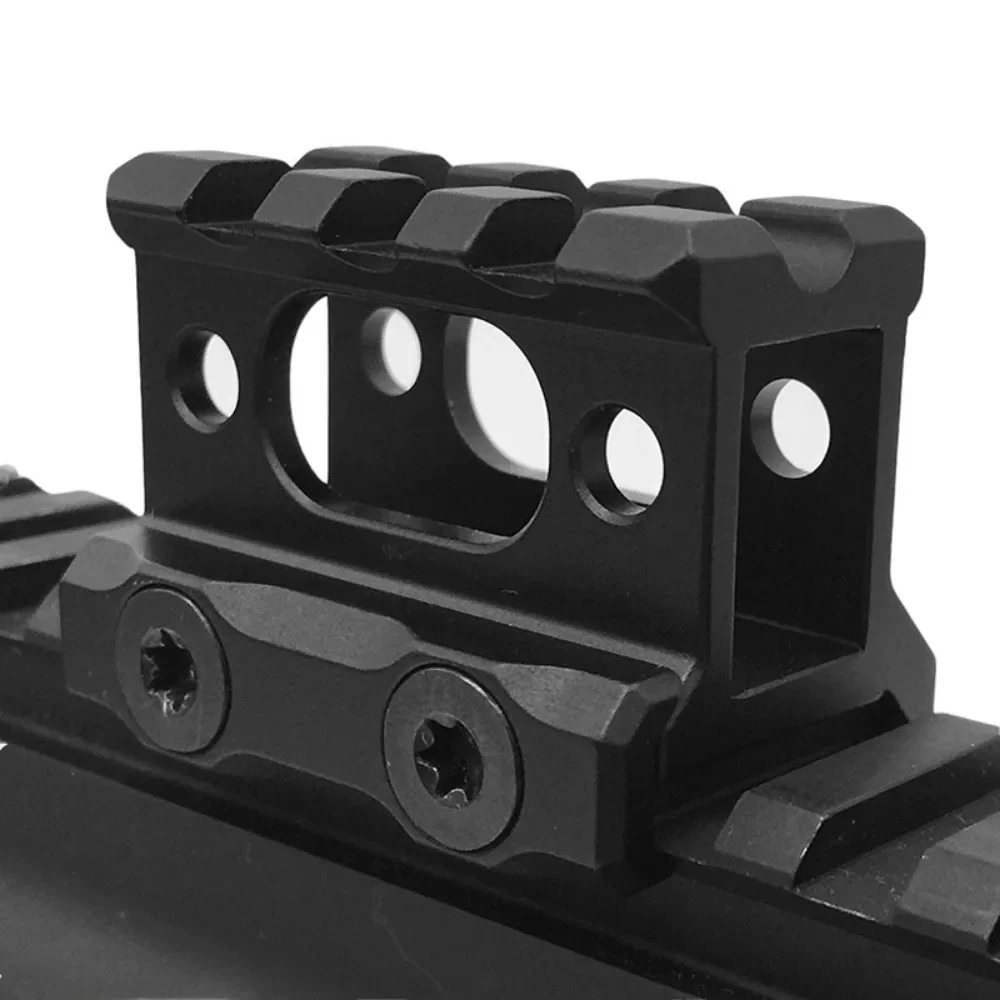 Support Riser 1 "hauteur Picatinny court Riser Mount en alliage d'aluminium Scope Riser Base Mount 20mm Picatinny Rail