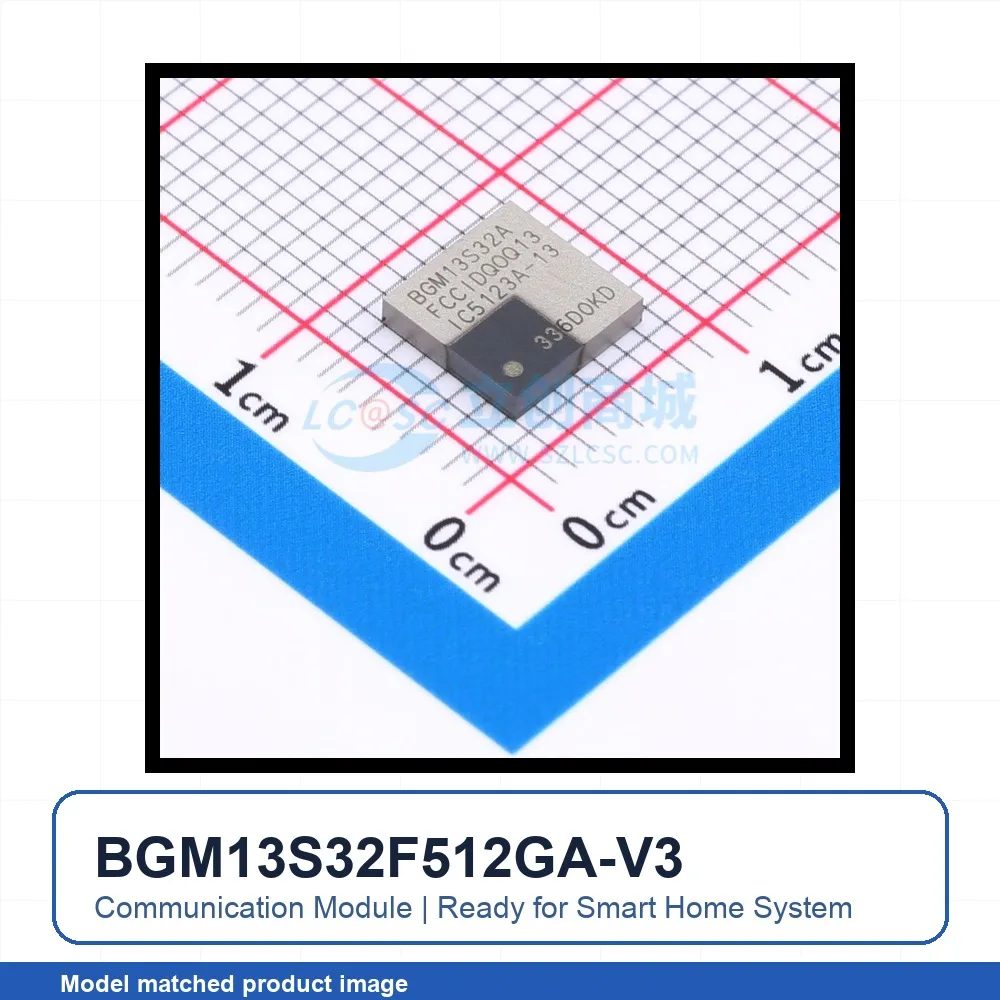 1pcs BGM13S32F512GA-V3 SMD-51P Mesh TRNG Bluetooth Wireless Module for Smart Home System