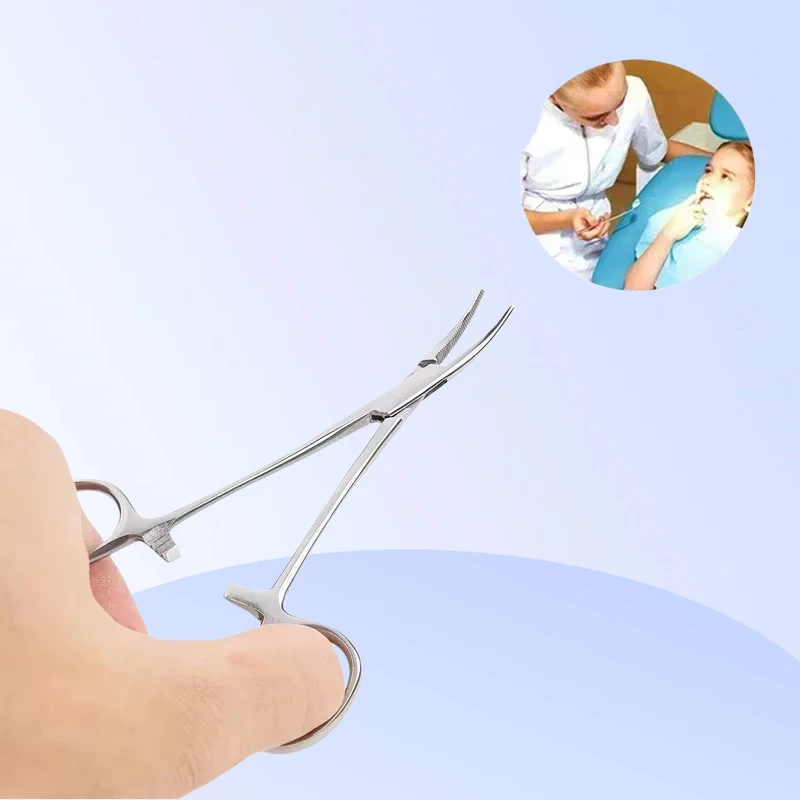Dental Instruments Microhandle Mosquito Unhook Pliers  Forceps Straight Hemostatic Forceps Surgical