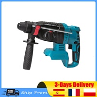 New 18V Hammer 4 Functions Electric Cordless Rotary Hammer Drill Rechargeable Hammer 27mm Impact Drilll For 18V Makita Battery