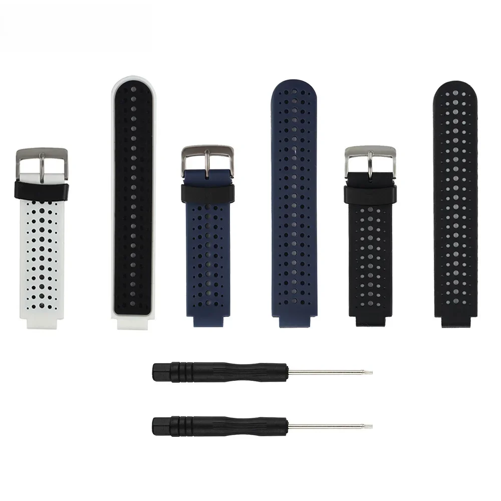 Honecumi 3 pacote acessórios de substituição silicone macio pulseira banda cinta para garmin