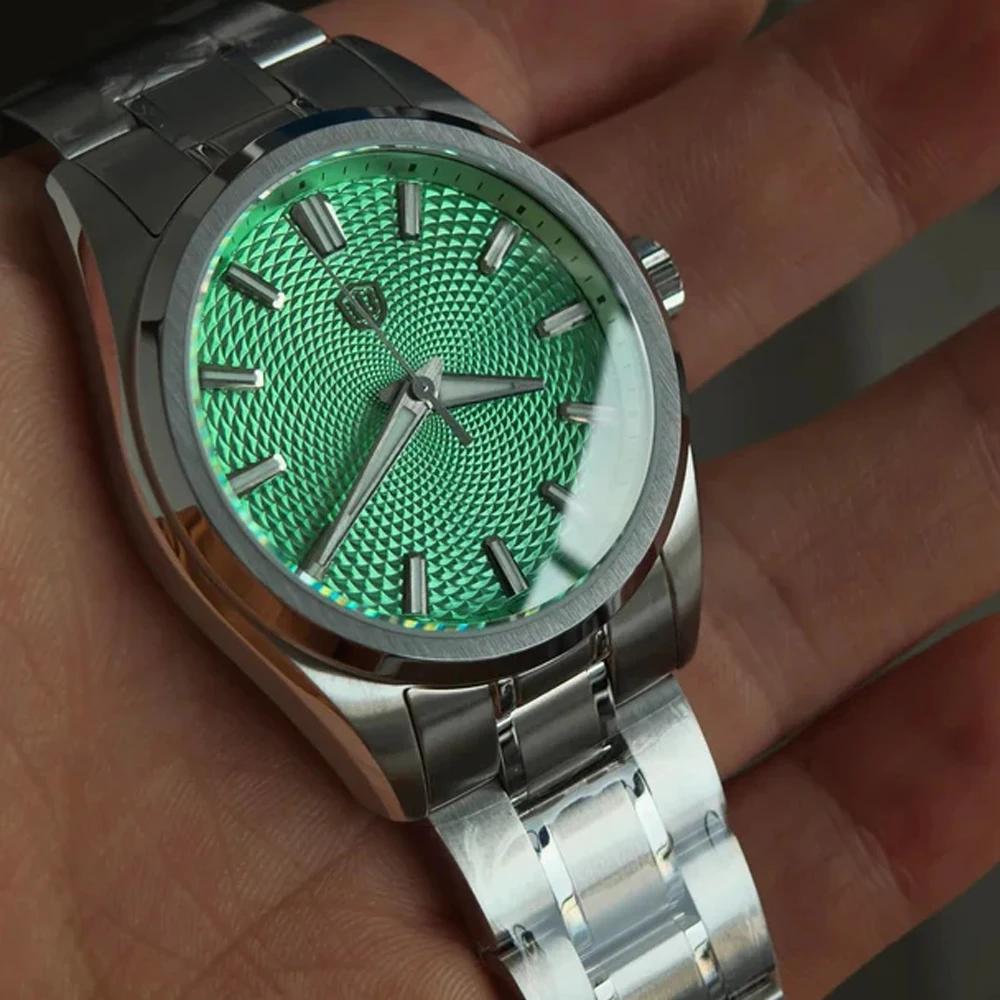 Watchdives WD0003G ギヨシェ文字盤 メンズ腕時計 VH31 スイープ秒針