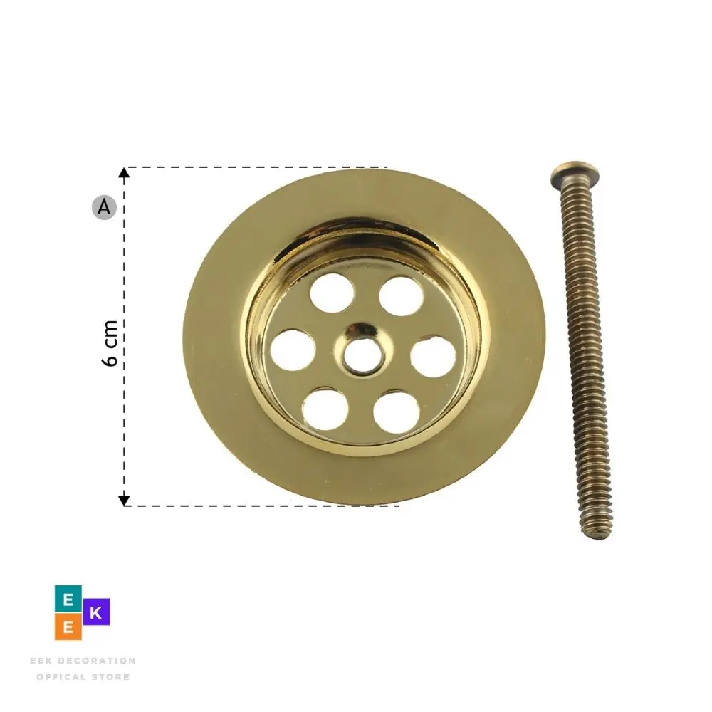 Kitchen Brass Sink Strainer 60 MM Antique Basin Drainer Decorative Sink Accessories Kitchen Tools Water Filter