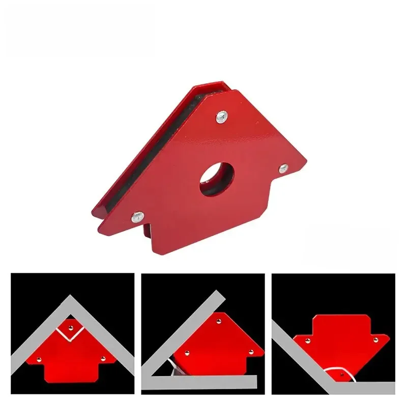 1pc 25LBS magnetyczny lokalizator spawania spawanie elektryczne pomocniczy ssący magnes kątowy ukośny kąt żelazny przyssawka akcesoria narzędzie — zdjęcie 2
