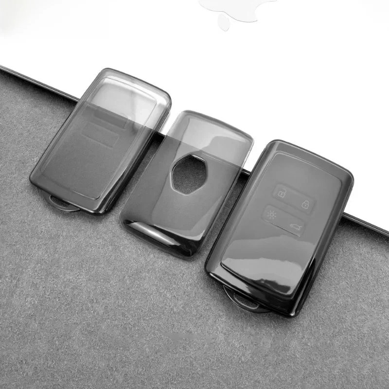 Coque de protection pour clé télécommande de voiture en TPU, pour Renault Koleos Captur Megane Clio scénique Talisman Arkana pour Dacia Sandero Card Fob