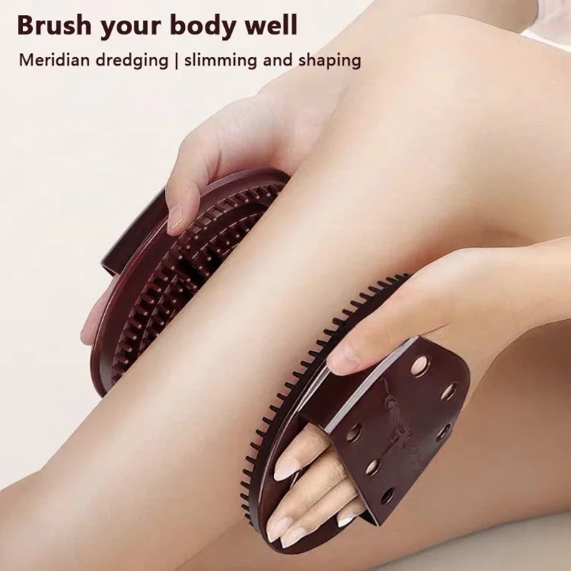 

Plastic Meridian Brush Manual Abdominal Massage Brush Handheld Slimming Brush Slimming Legs Relax Body