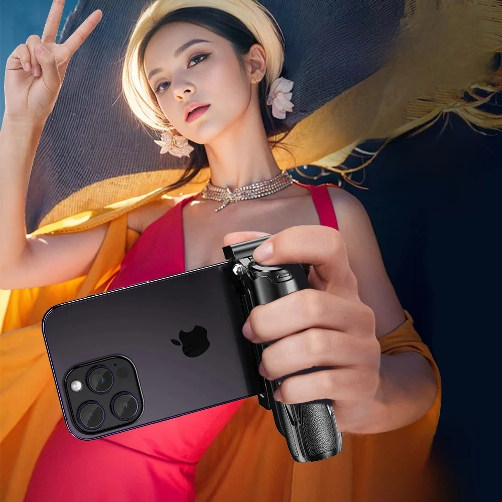 Poignée de bâton de selfie Mobile, trépied outil de photographie stabilisateur portatif assistant de tir support portable de voyage multifonctionnel