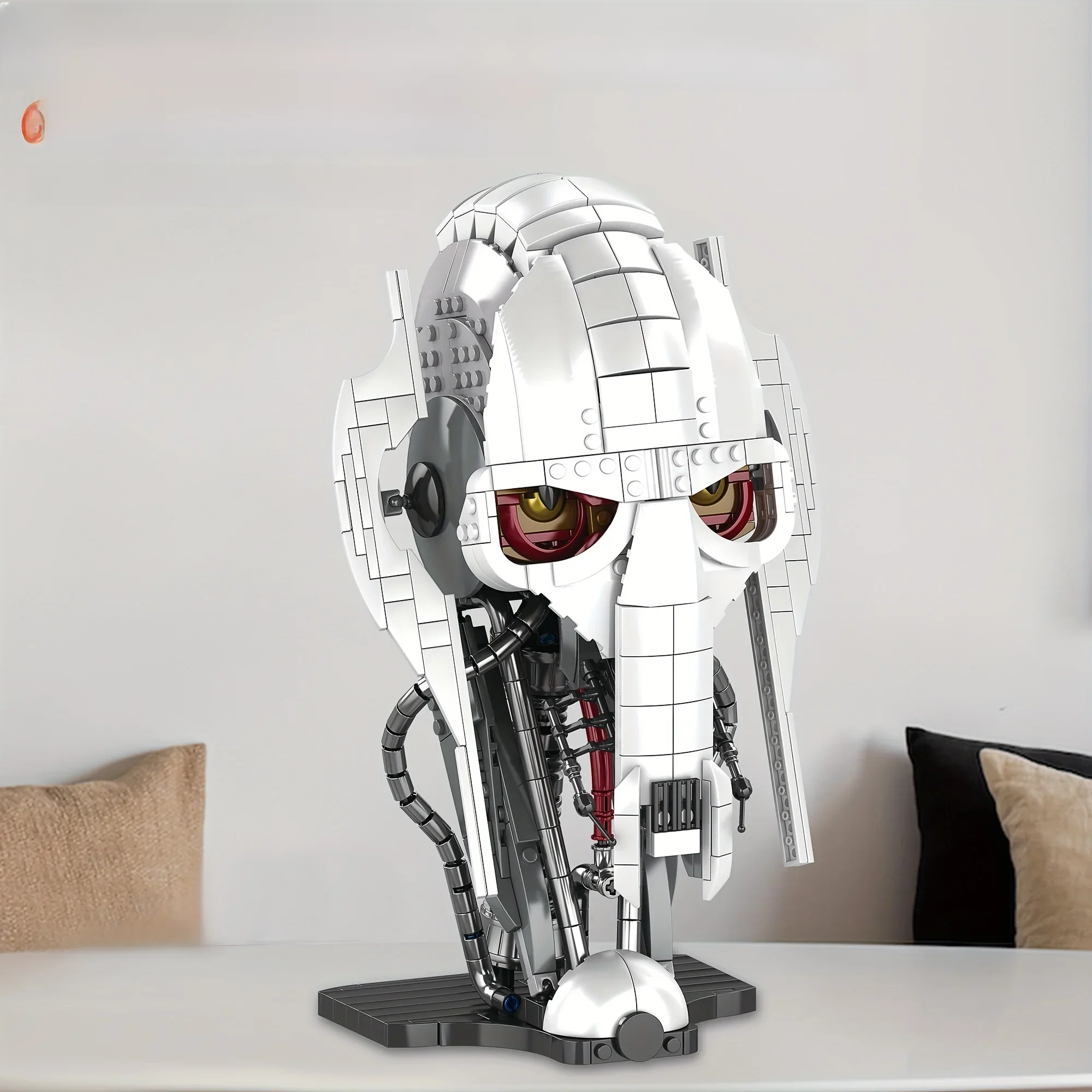 In Voorraad Moc Idee Helm Bouwstenen Model Assembleren Speelgoed Voor Kinderen Cadeau Set - afbeelding 2
