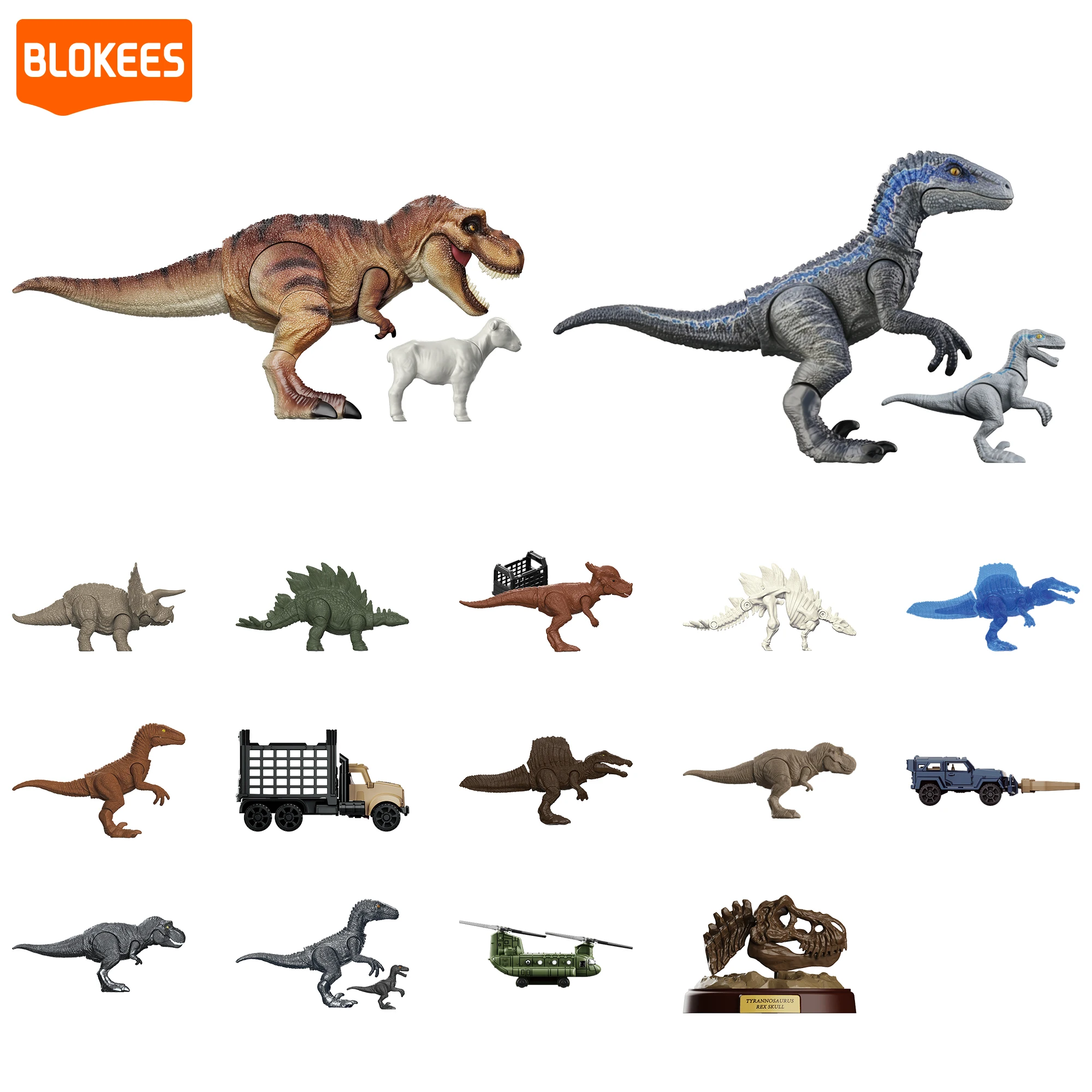 

Blokees Jurassic World Terraventure TS 01 Dinosaur Capture Operation 12 Model Kits