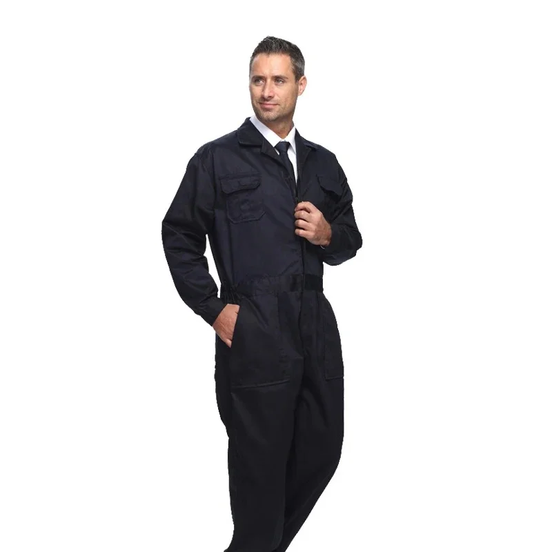 Work overalls sailor work clothes dirty dust-proof retardant clothing jumpsuit factory welding suit wear resistant coveralls 4XL