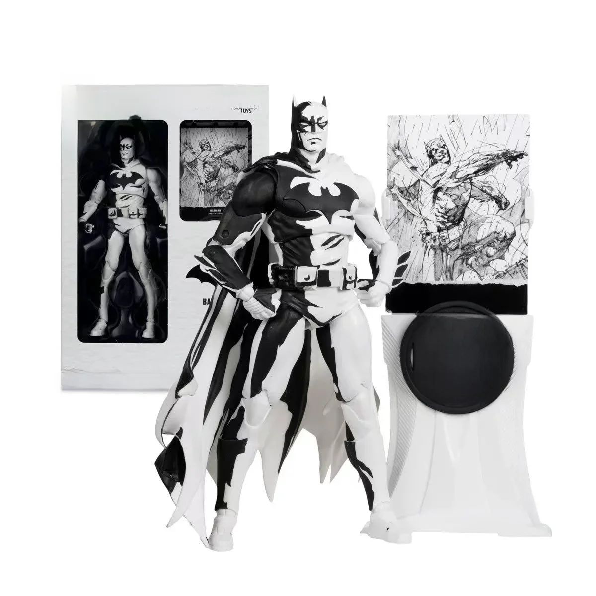 McFarlane Toys DC Multiverse Batman Hush Sketch Gold Label 7'' Actionfiguren Original Puppe Modell