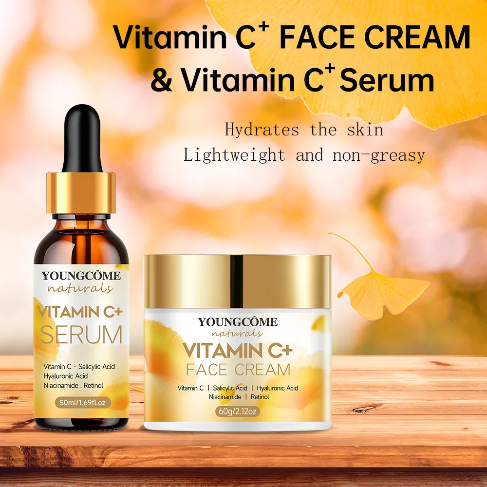 

Vitamin C Whitening Freckles Essence Cream Moisturizing Firming Hyaluronic Lightening Repairing Smooth Skincare Whitening Essenc