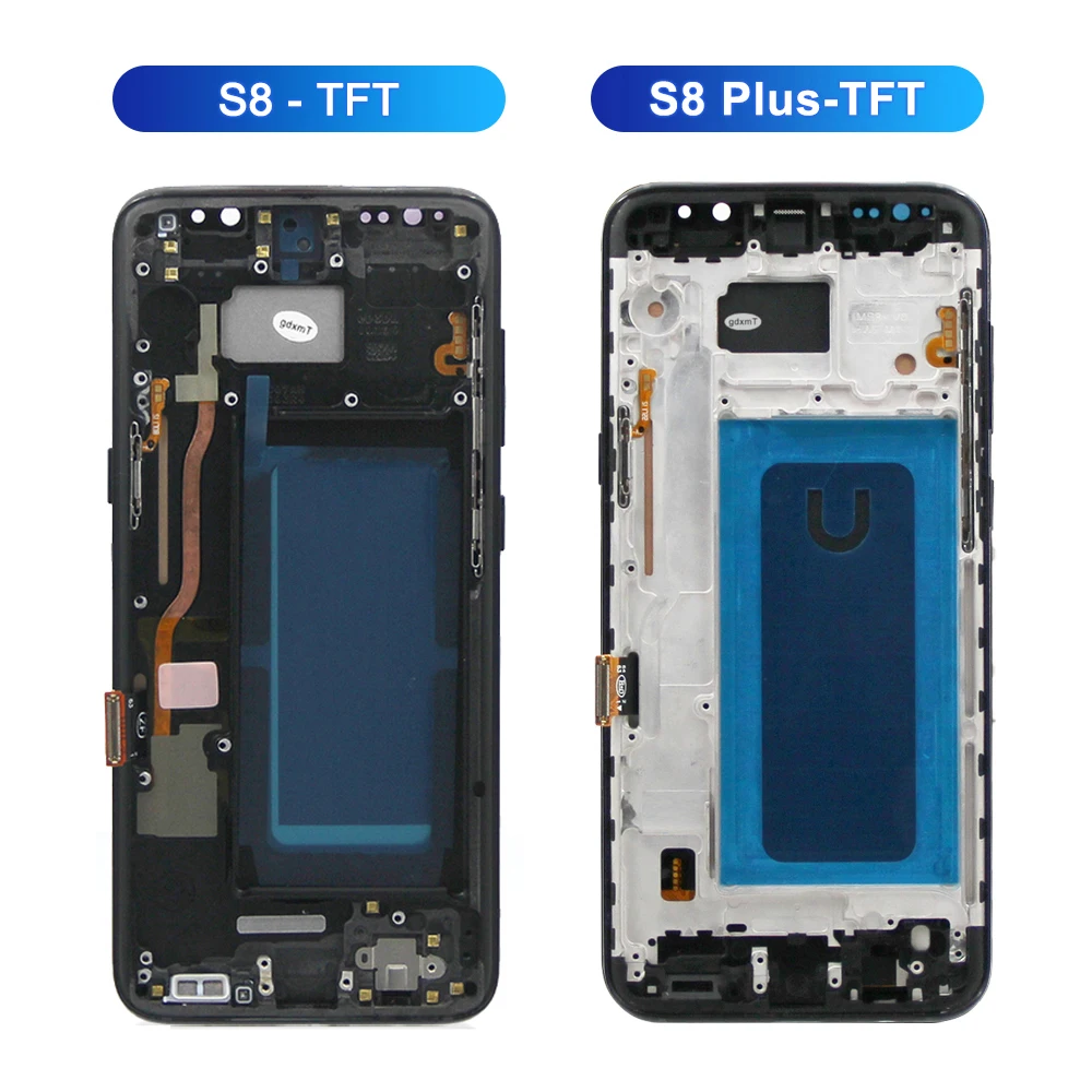 TFT S8+ Screen Replacement for Samsung S8 Plus G955F Lcd Display Digital Touch Screen with Frame for Samsung S8 G950F LCD