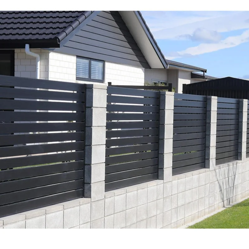 Good Quality Customized Design Aluminum Anti Climb 8ft Tall Privacy Fence Aluminium Security Garden House Fence